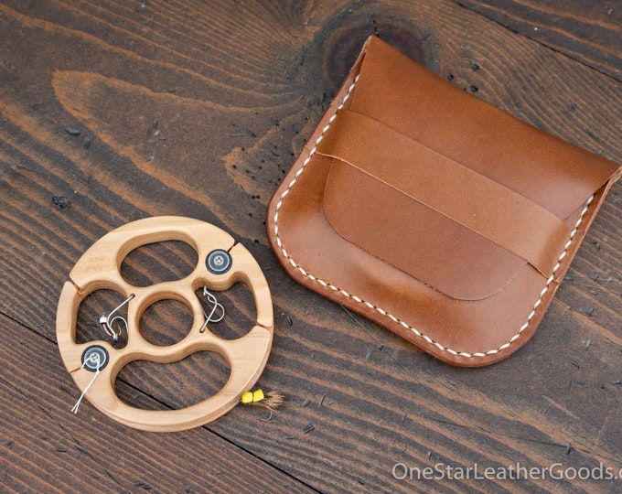 Tenkara fly fishing spool case (spools OUT OF STOCK) - fits spools by Kurasan, others