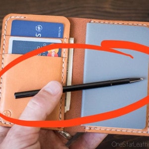 Complemento de bolígrafo: Fisher Space Pen "Stowaway", negro (para cuaderno/billetera Park Sloper Junior)