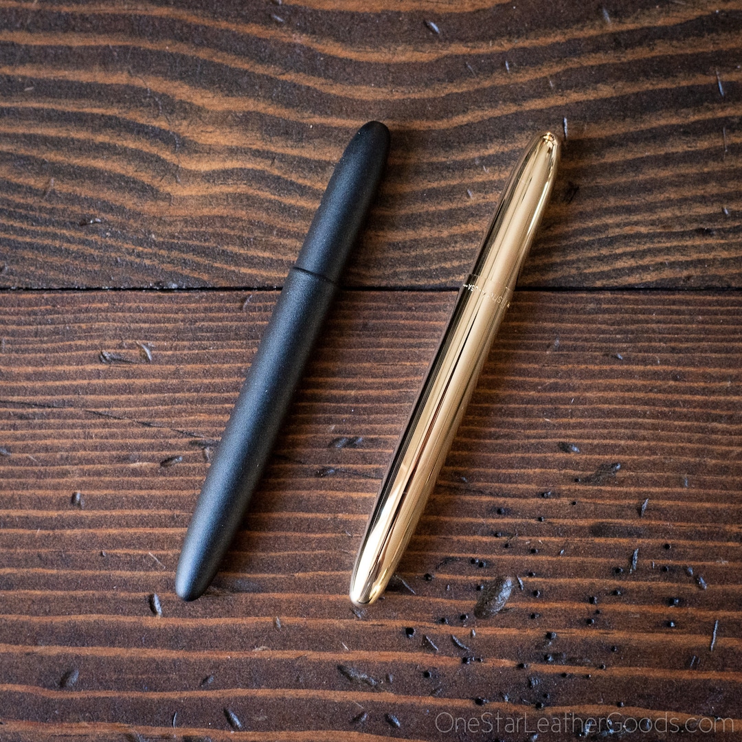 Pen Add-on Fisher Space Pen bullet, Black and Brass -  Hong Kong