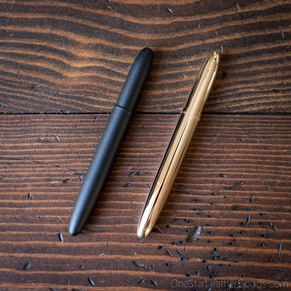 Pen Add-on Fisher Space Pen bullet, Black and Brass 