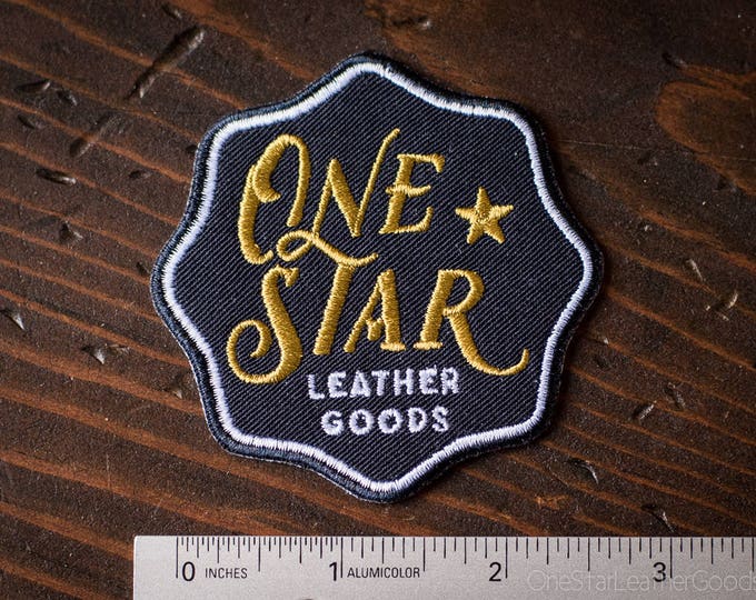 One Star Leather Goods Patch