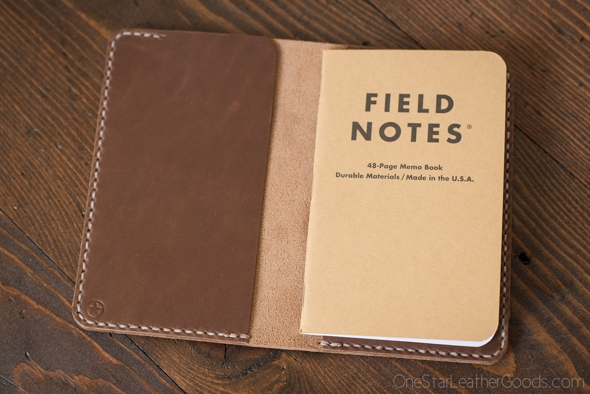 Notebook cover, 3.5 x 5.5, Field Notes cover, Horween Chromexcel