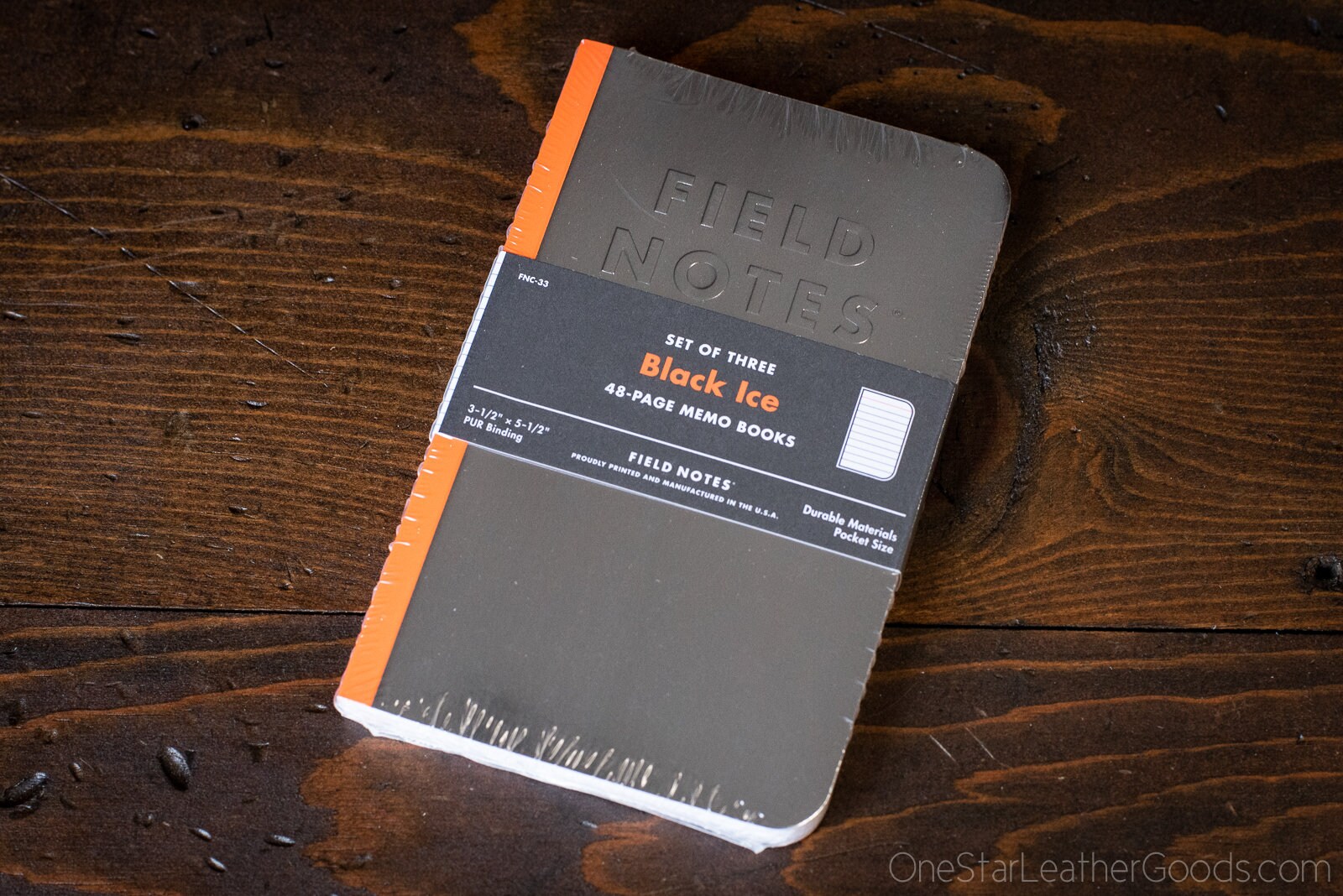 Field Notes - Black Ice 3-pack