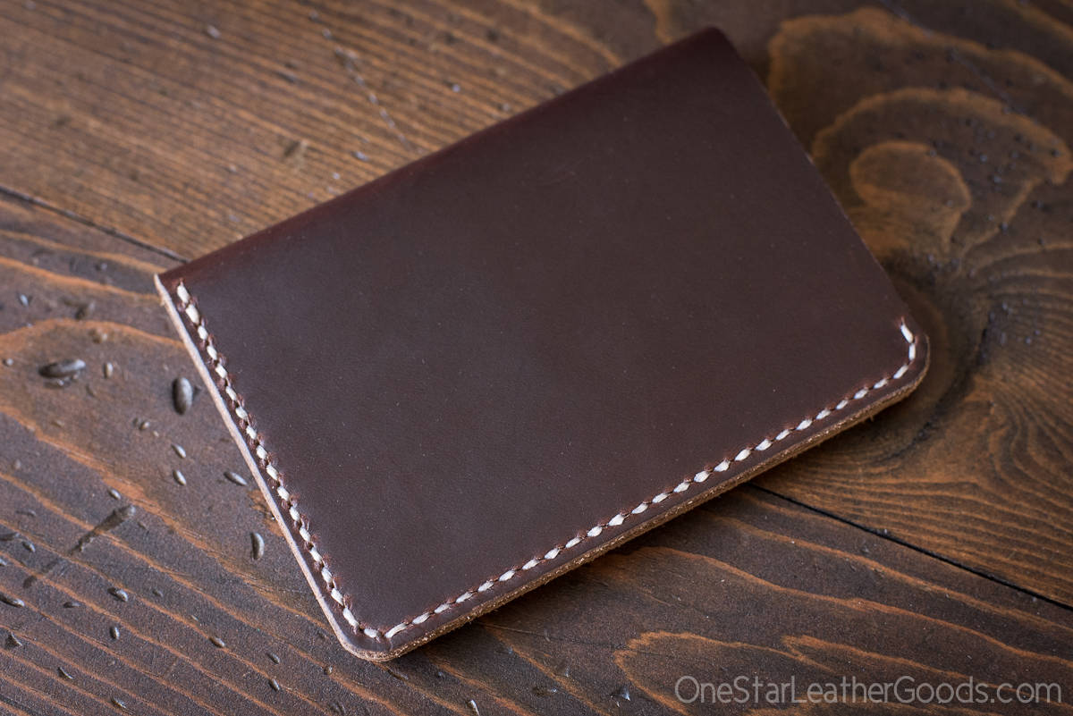 Passport / Notebook holder, Park Sloper Passport brown Chromexcel leather