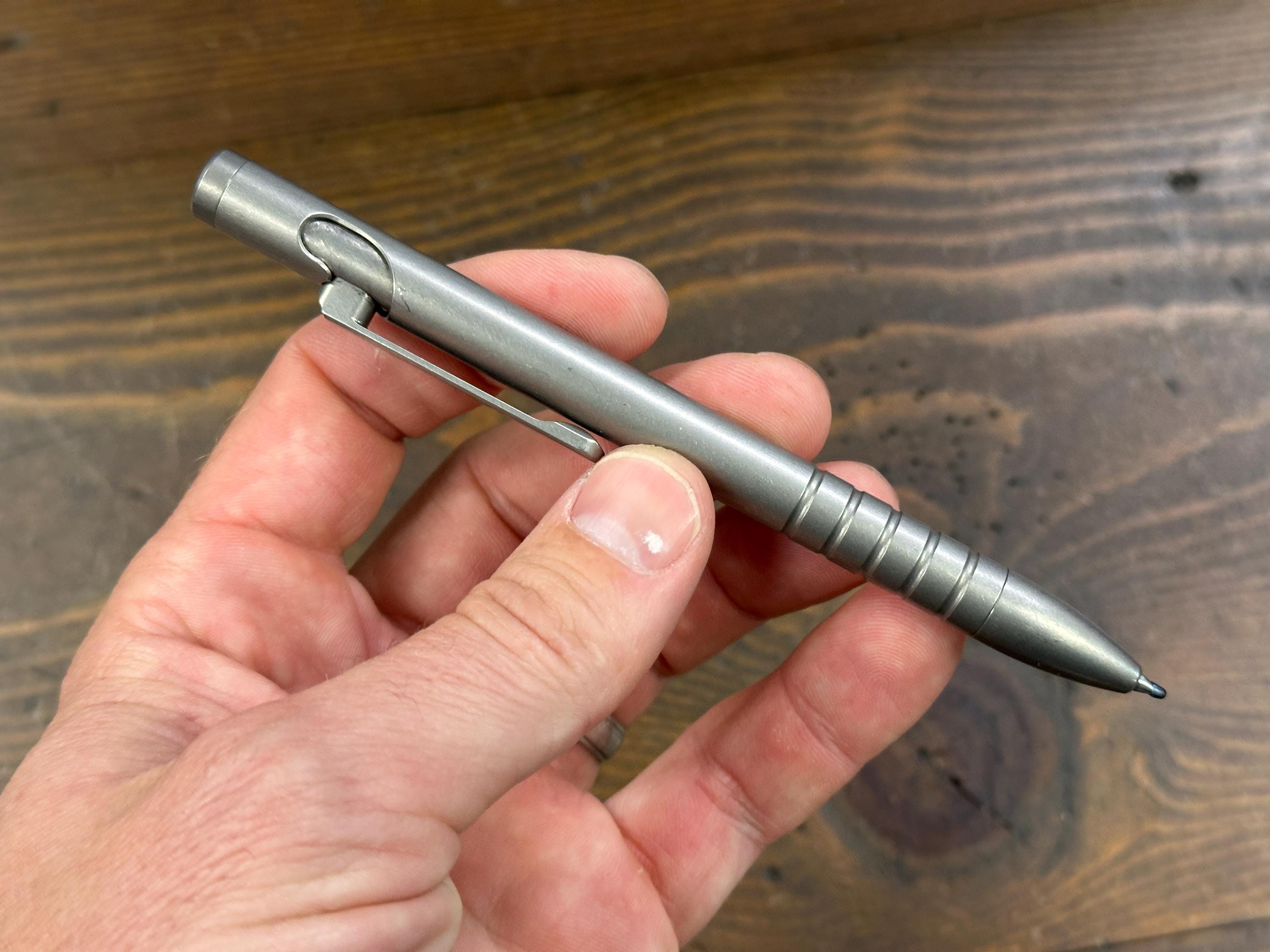 Pen add-on - Smooth Precision Pens Titanium EDC bolt action pen - Full Size