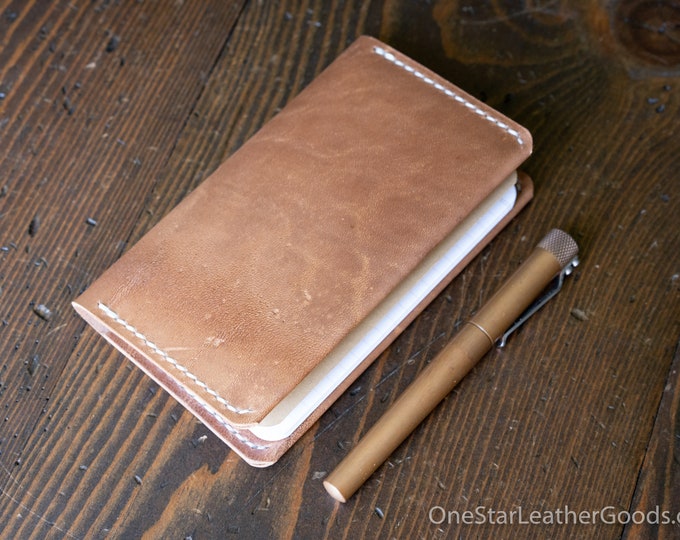Field Notes wrap cover - Horween Chromexcel leather, natural (batch 2 of 2)