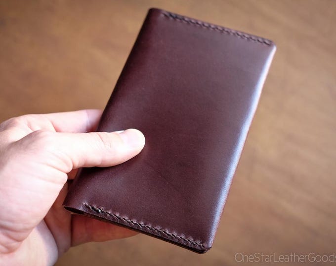 Field Notes wrap cover in Buttero leather - brown