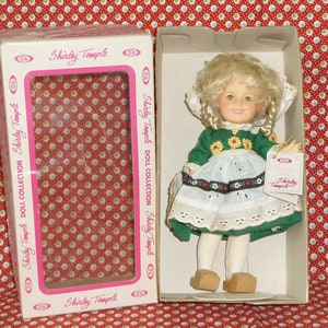 Vintage Ideal Toy Shirley Temple HEIDI movie In Original Box 8" Shirley Temple Doll Movie Star Child