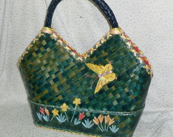 FLORAL BUTTERFLIES by New Vintage Handbags