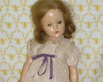 Effanbee Anne Shirley Composition Doll 20" Tall Antique Effanbee 1930s