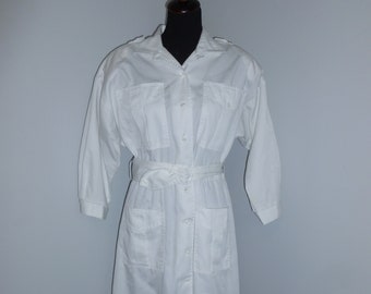 Vintage Nurse Doctor Uniform Dress Size 12 JC Penney All Original Medical Doctor Uniform