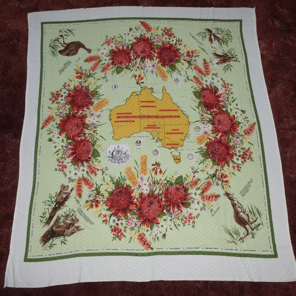 Australia Tablecloth Etsy