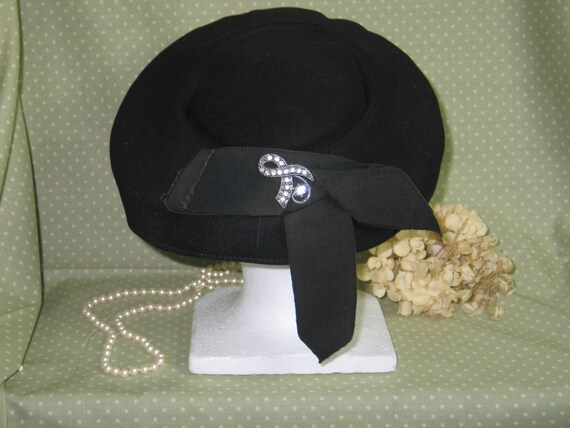 Antique Vintage Flapper Hat Fascinator Hat-Gatsby… - image 4