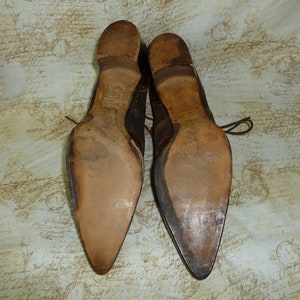 Antique Edwardian Oxford Shoes 1900s-womans Brown Leather - Etsy