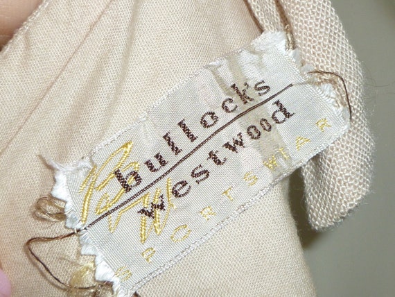 Vintage Linen Romper by "Bullock's Westwood" 1940… - image 9