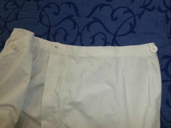 Antique Edwardian Wrap Skirt c1900s Walking Skirt… - image 9