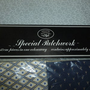 NIP Vintage Laura Ashley Patchwork Pieces Quilt fabric charm squares image 4