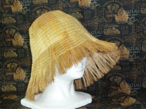 Sassy Sun Hat Beach French Riveira 1930s 1940s Stage Photo Prop Period Costume