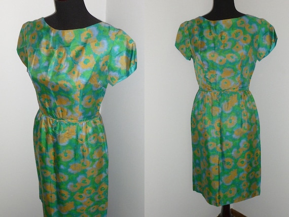 Cute Antique Dress 1940s 1950s retro dress Mid Ce… - image 1