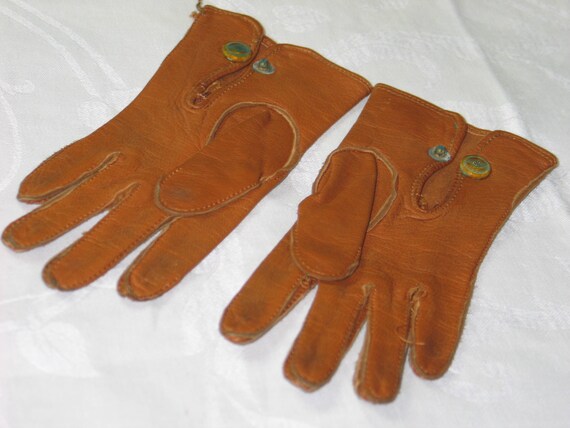 Darling Antique Toddler Children Gloves early 190… - image 5