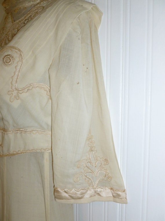 Edwardian Wedding Dress /Gown -Antique Vintage 19… - image 9