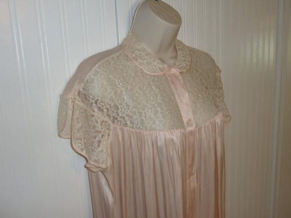 Vintage Satin & Lace Pajamas Barbizon Loungewear … - image 1