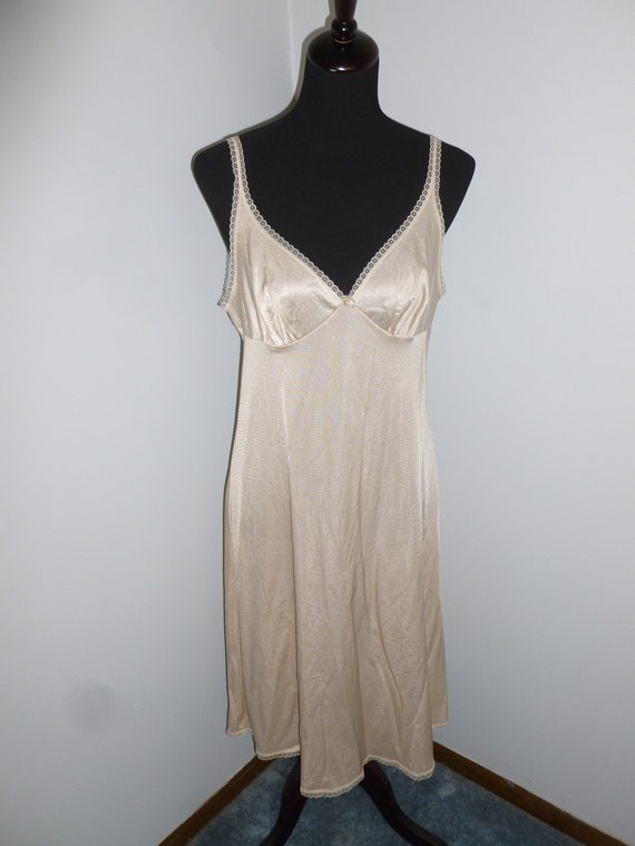 Vintage Slip-Night Gown Vassarette-1950s-1960s siz