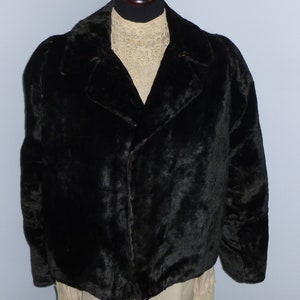 Elegant Sheared Mink? Beaver? Jacket Swing Jacket Coat Stroller 1940s