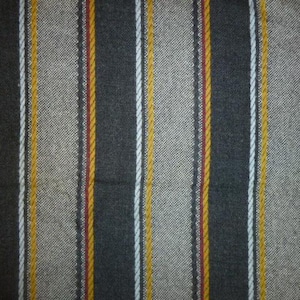 Vintage Wool Fabric Stripe 59&quot;x 30&quot; Sewing Craft Fabric Quilting Wool Applique