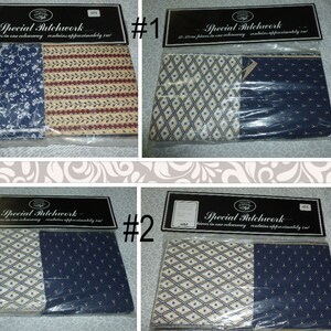 NIP Vintage Laura Ashley Patchwork Pieces Quilt fabric charm squares image 8