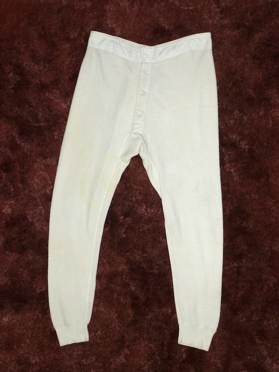 Antique Vintage US NAVY Union Suit Long Johns, Therma… Gem