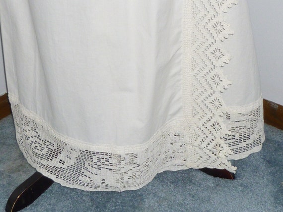 Antique Edwardian Wrap Skirt c1900s Walking Skirt… - image 3