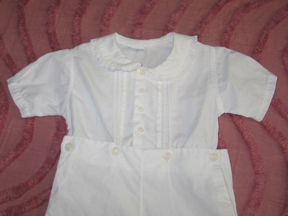 Darling Antique Vintage 1930's~Young Boys Romper-… - image 3