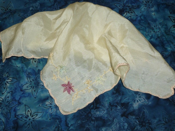 小物 1900s Hand Embroidery Handkerchief 1900s Hand Embroidery Handkerchief 小物 1900s Hand