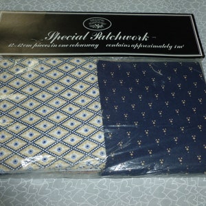 NIP Vintage Laura Ashley Patchwork Pieces Quilt fabric charm squares image 3