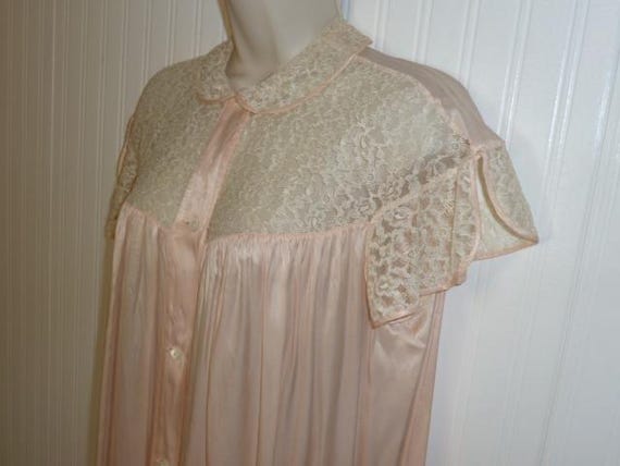 Vintage Satin & Lace Pajamas Barbizon Loungewear … - image 4
