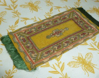 Tapis Miniatures Pour Maison De Poupée – Set De 4 – Victorien – 14,5x9,5 Cm – échelle 1:12
