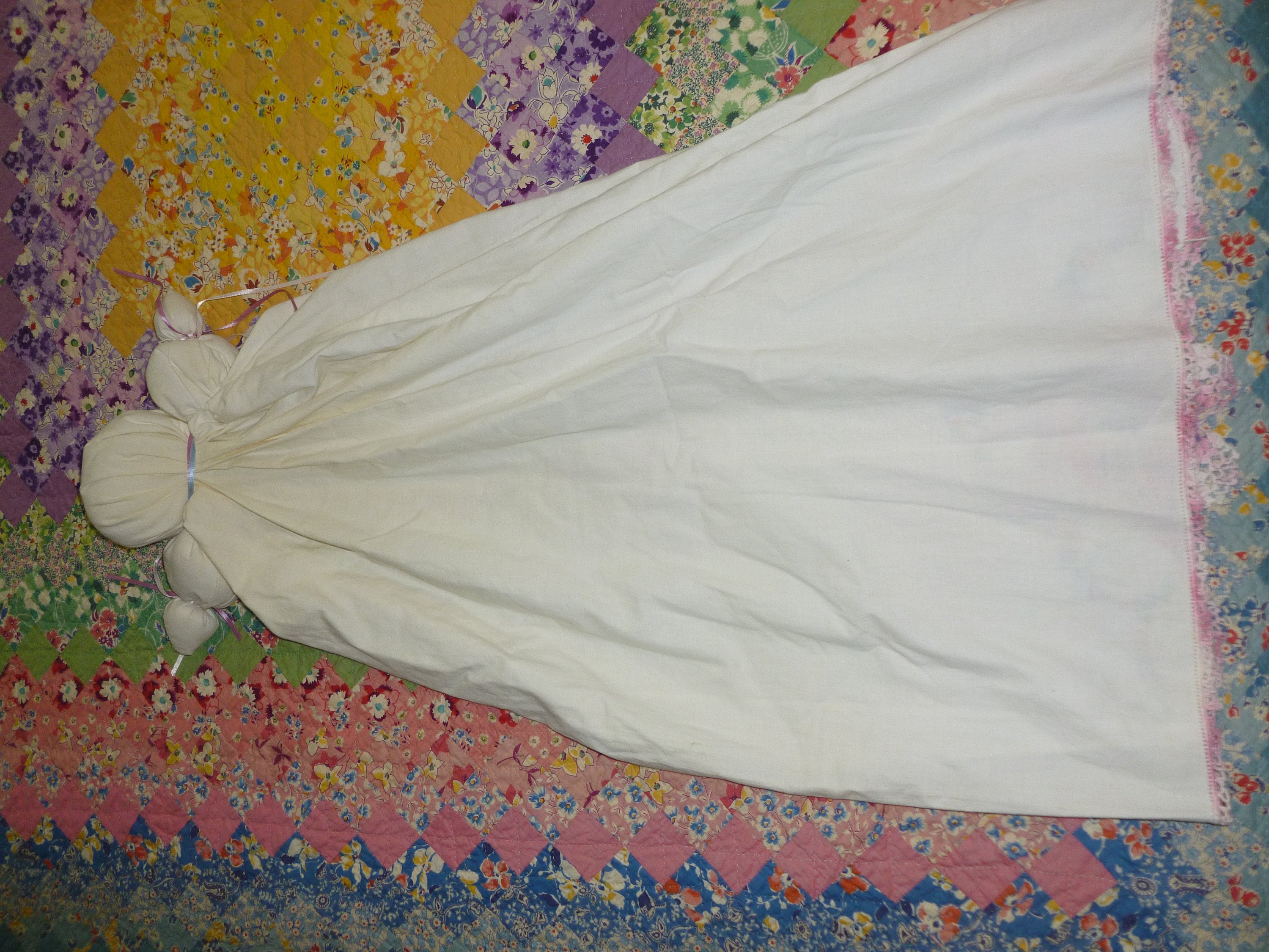 OOAK Antique Pillowcase DollCrinoline Girl Southern Belle Etsy