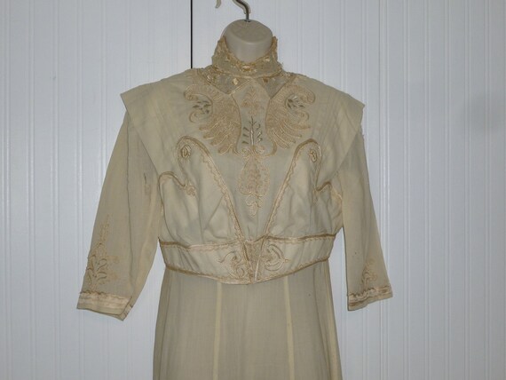 Edwardian Wedding Dress /Gown -Antique Vintage 19… - image 2