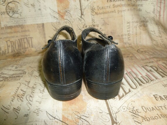 Fabulous Antique Edwardian Shoes-Mary Jane Button… - image 4