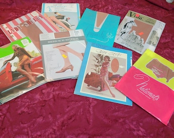 NOS Vintage SEAMLESS Garter Stockings Nylon Stockings Hosiery UNWORN