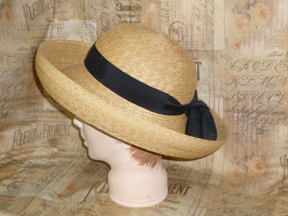 Vintage Straw Hat ANNABEL INGALL Australia Woven … - image 3