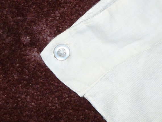 Antique Cotton Knit Union Suit Long Johns, Therma… - image 9