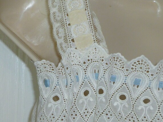 Antique Lace Camisole Embroidered Lace Vintage Vi… - image 9