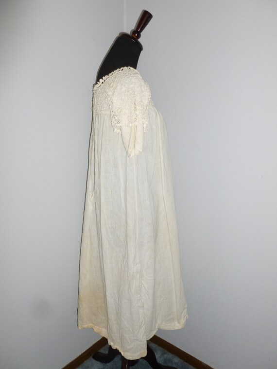 AMAZING Antique Edwardian Chemise Nightgown Petti… - image 8