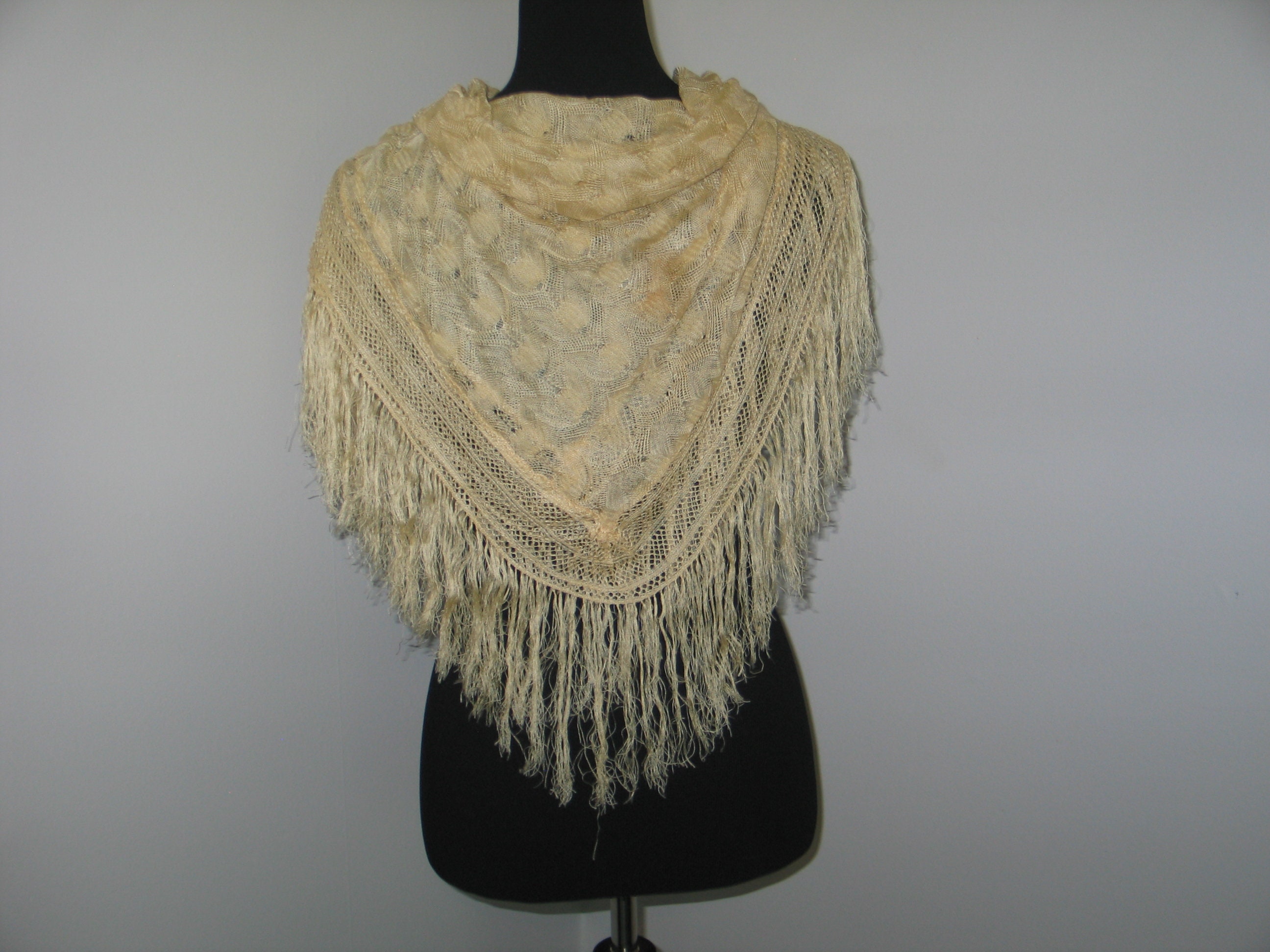 CAMIEL FORTGENS SHAWL VINTAGE SILK スカーフ