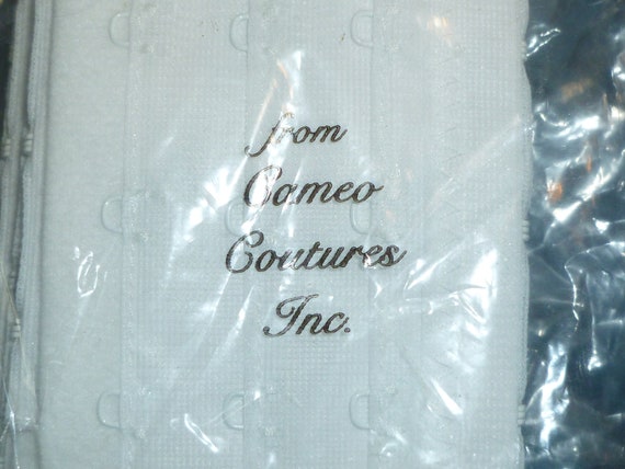Vintage NOS 4 Hooks Bra Extender -Colesce -Lingerie Collection from Cameo Coutures Inc View 3