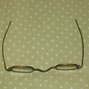 Antique Eyeglasses 1800s Spectacles Civil War Era Silver Tone Original ...