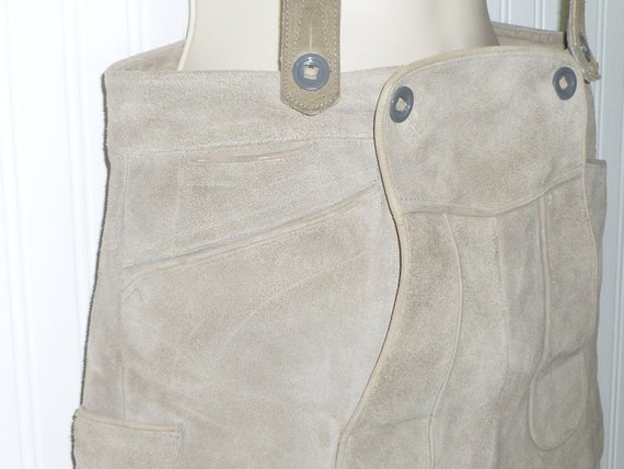 Vintage Lederhosen German Austrian Bavarian Suede… - image 5