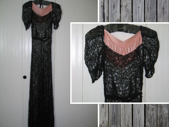 Delicate Antique French Lace Flapper Dress-Delica… - image 1